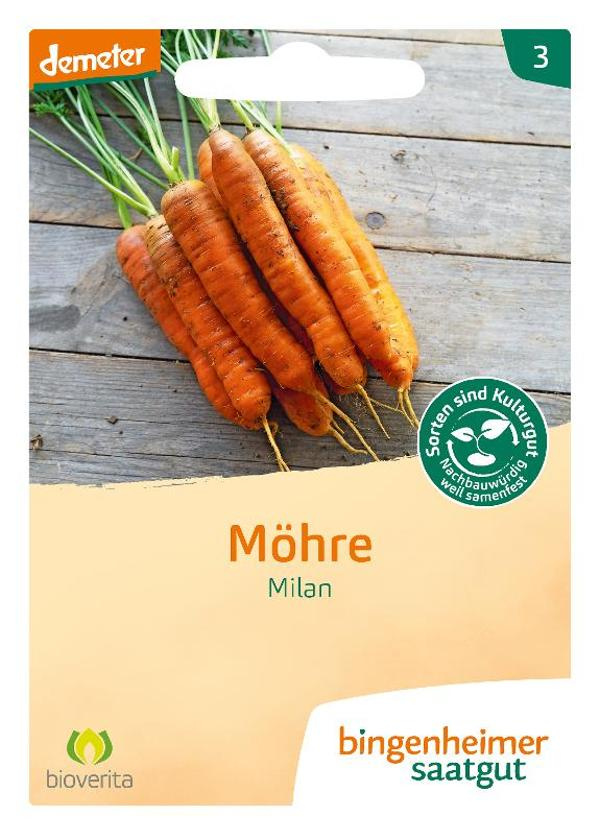 Produktfoto zu Saatgut, Möhre Milan