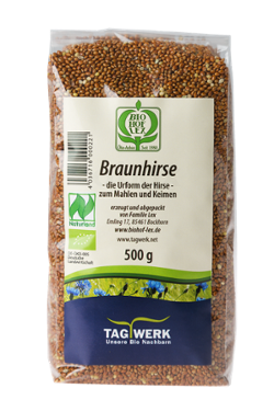 Produktfoto zu Braunhirse, 500g