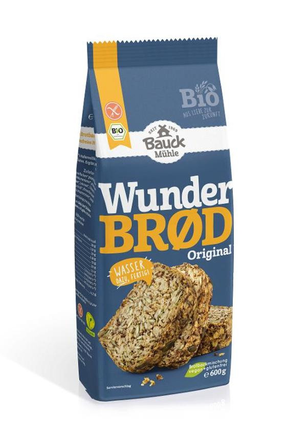 Produktfoto zu Brotbackmischung Wunderbrod 600g