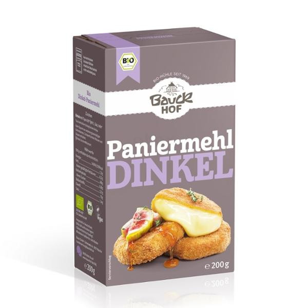 Produktfoto zu Dinkel Paniermehl Semmelbrösel 200g