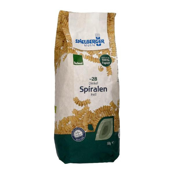 Produktfoto zu Dinkel Spiralen hell 500g