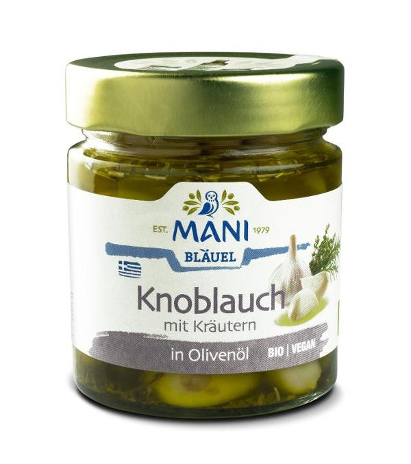 Produktfoto zu Knoblauch in Olivenöl 185g