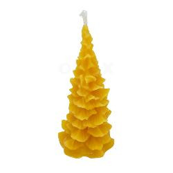 Produktfoto zu Kerze Weihnachtstanne Bienenwachs