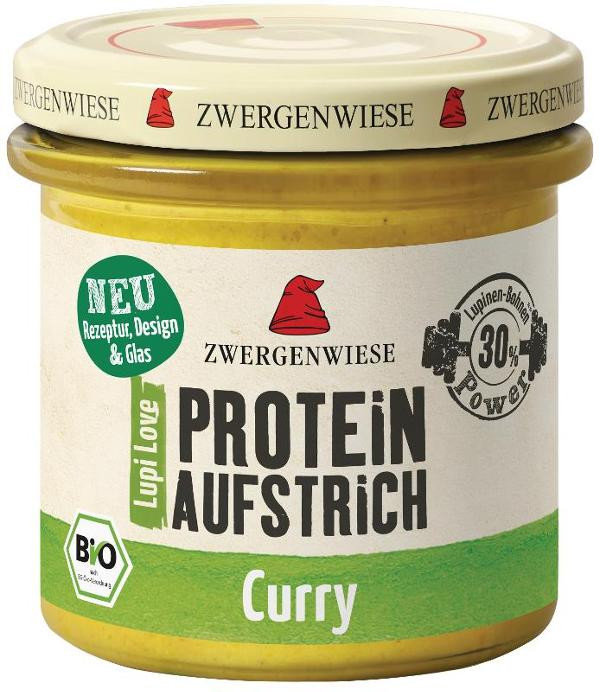 Produktfoto zu LupiLove Proteinaufstrich Curry vegan 135g