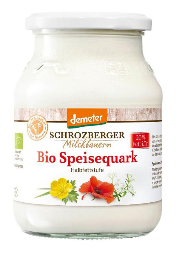 Produktfoto zu Speisequark 20%, 500g im Glas