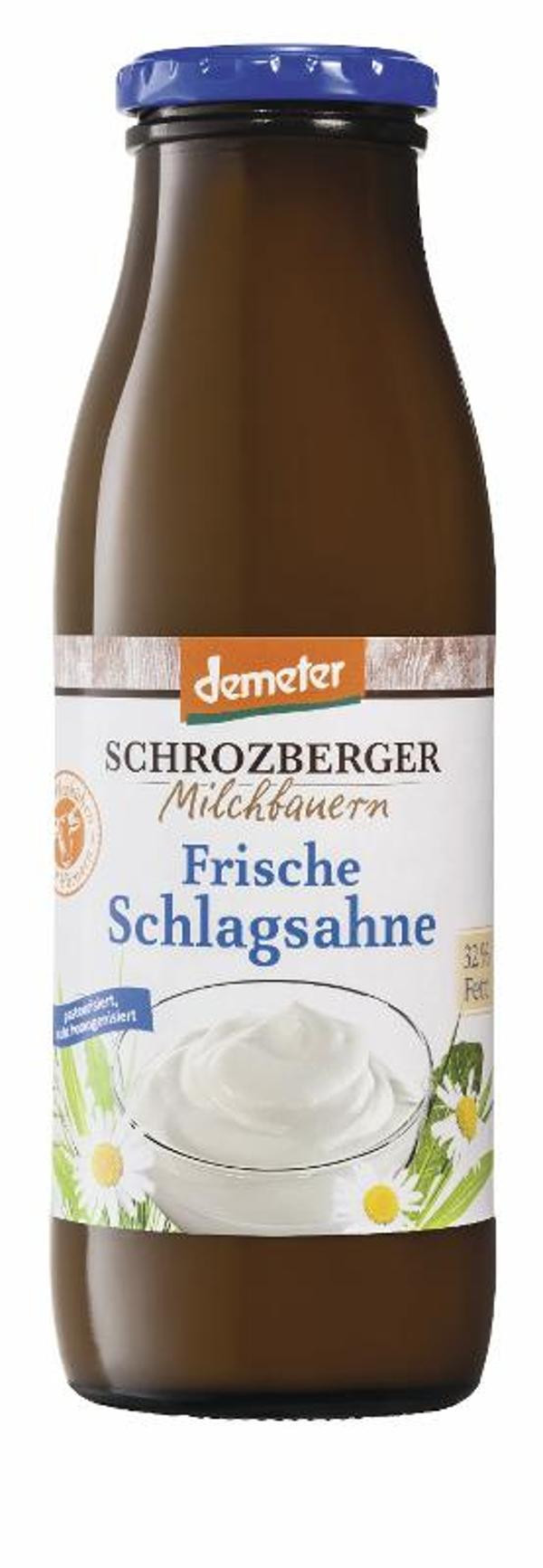 Produktfoto zu Frische Schlagsahne, 0,5l Flasche