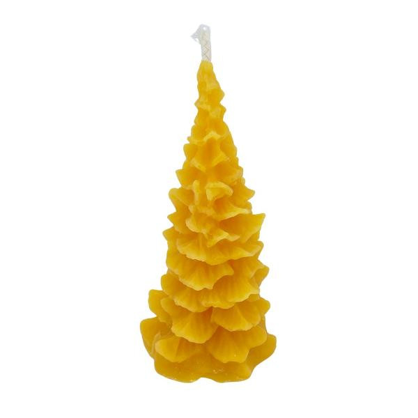 Produktfoto zu Kerze Weihnachtstanne Bienenwachs