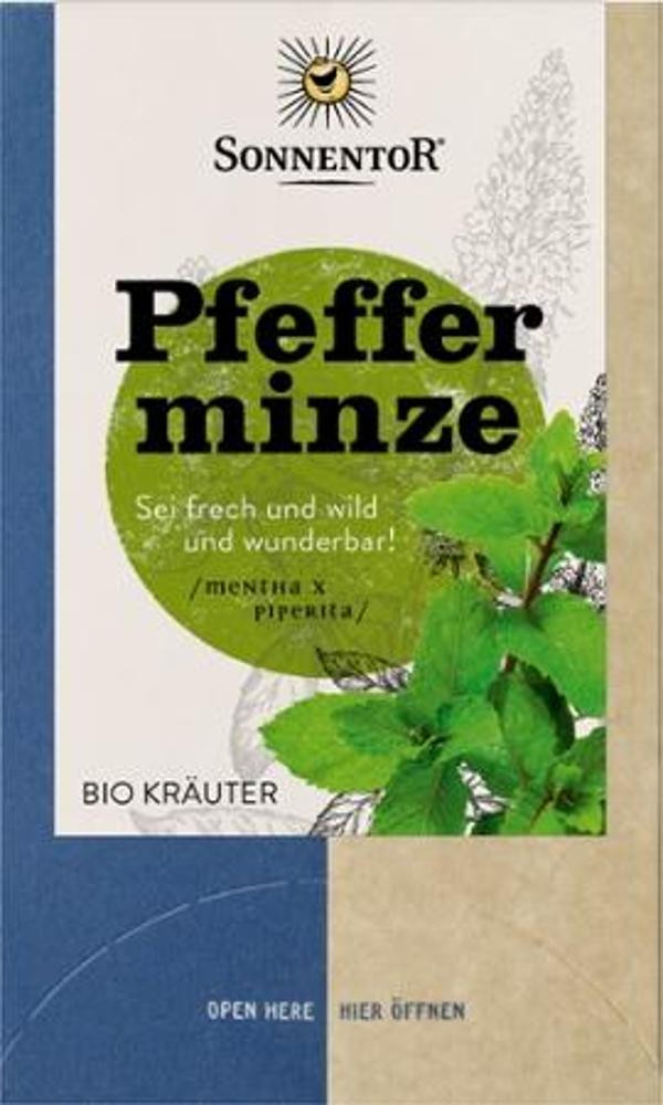 Produktfoto zu Tee - Pfefferminze, 18 Btl. à 1g