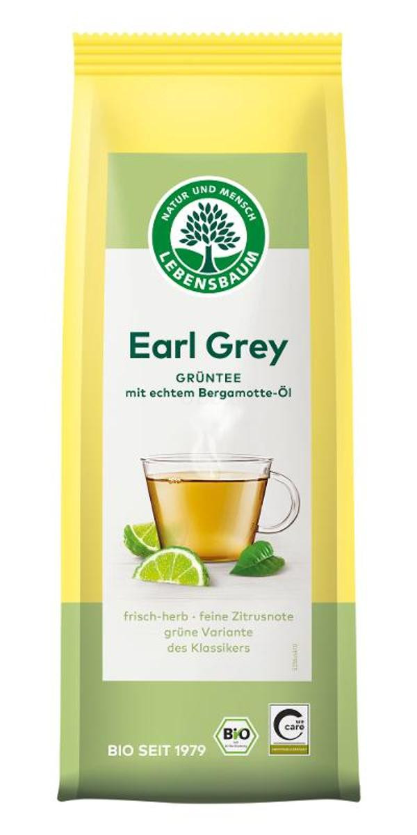 Produktfoto zu Grüntee Earl Grey lose, 50g