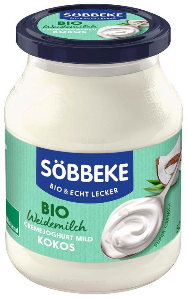 Produktfoto zu Rahmjoghurt Kokos 7,5% Fett, 500g