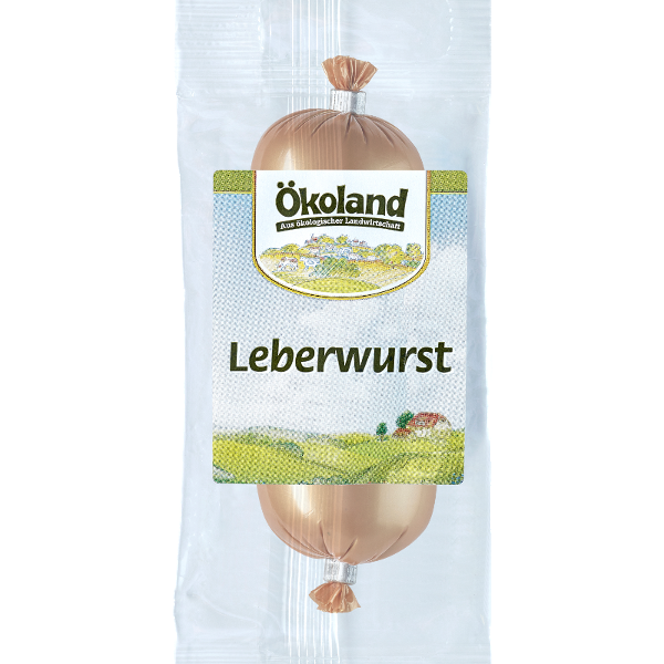 Produktfoto zu Leberwurst fein, 100g, Ökoland