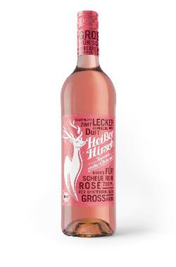 Produktfoto zu Heißer Hirsch Glühwein rosé, 0,75l