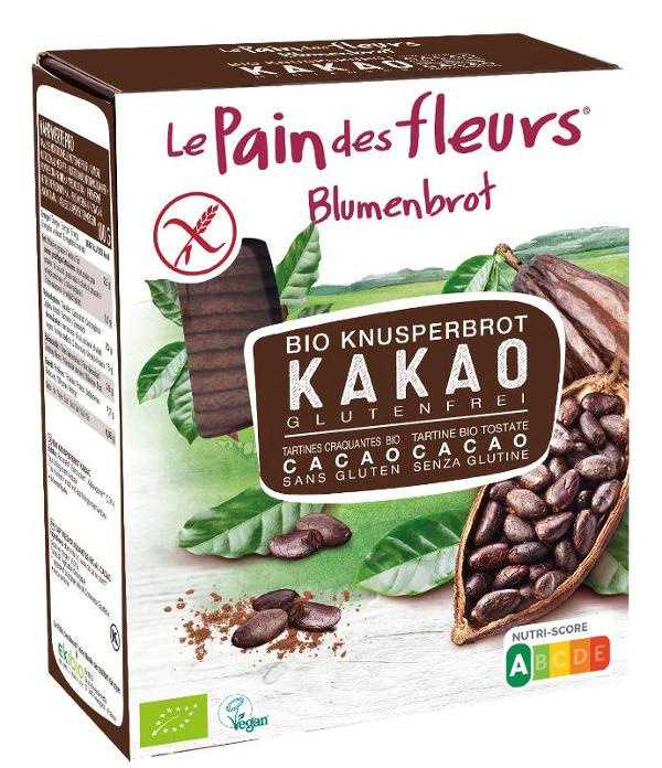 Produktfoto zu Blumenbrot Kakao glutenfrei 160g