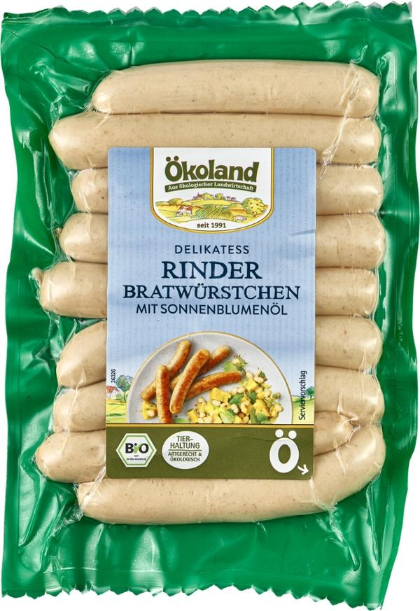 Produktfoto zu Delikatess Rinderbratwürstchen, 9er, 180g