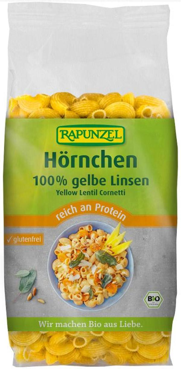 Produktfoto zu Gelbe Linsen Hörnchen, 300g