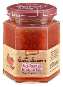 Produktfoto zu Erdbeere-Rhabarber-Fruchtaufstrich 200g