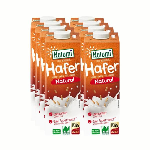 Produktfoto zu Haferdrink Natural Natumi 8x1l