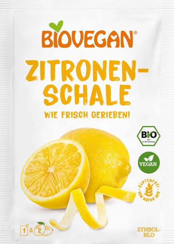 Produktfoto zu Zitronenschale gerieben, 9g