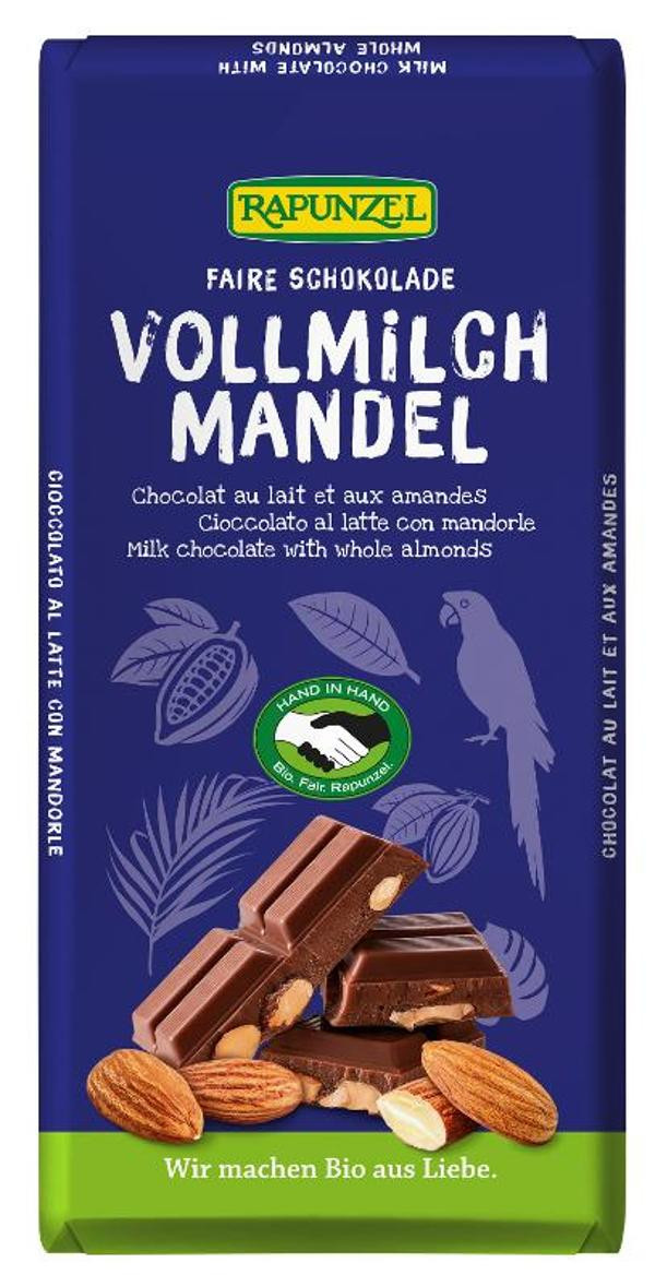 Produktfoto zu Vollmilch Mandelschokolade 200g