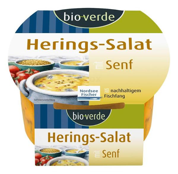 Produktfoto zu Heringssalat in Senfmarinade, 150g