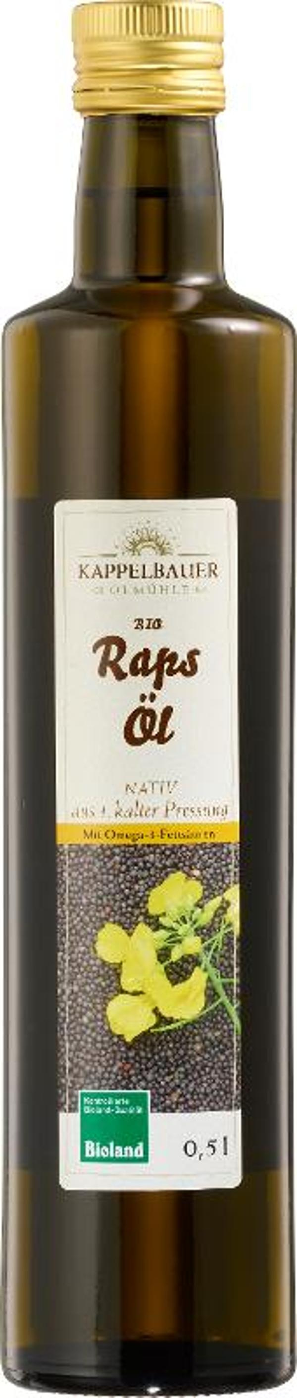 Produktfoto zu Rapsöl 0,5l, Kappelbauer