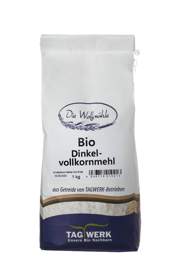 Produktfoto zu Dinkelvollkornmehl, 1kg