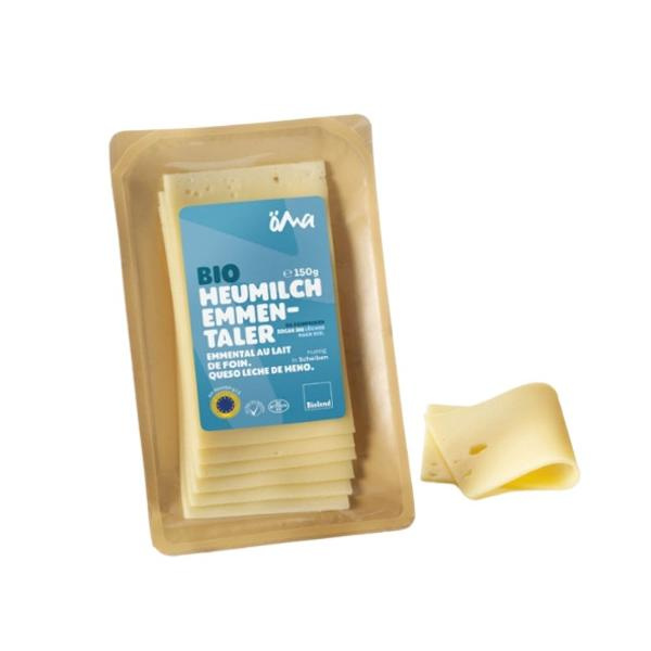 Produktfoto zu Heumilch-Emmentaler Scheiben, 150g