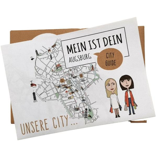 Produktfoto zu Augsburg - City Guide Stadtplan