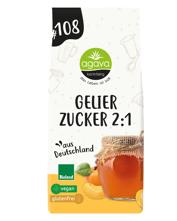 Produktfoto zu Gelierzucker 2:1 500g Agava