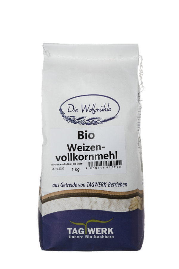 Produktfoto zu Weizenvollkornmehl, 1kg