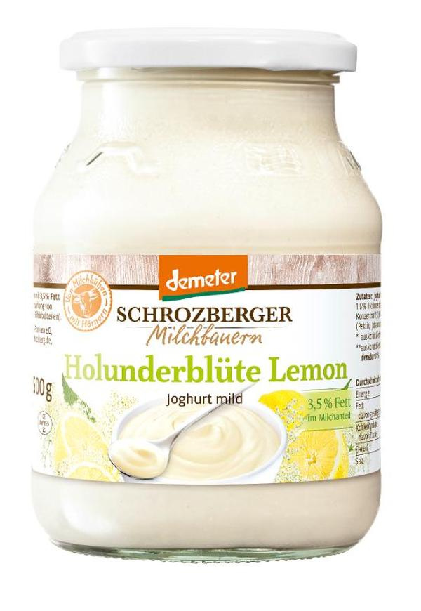 Produktfoto zu Joghurt Holunderblüte-Lemon 500g