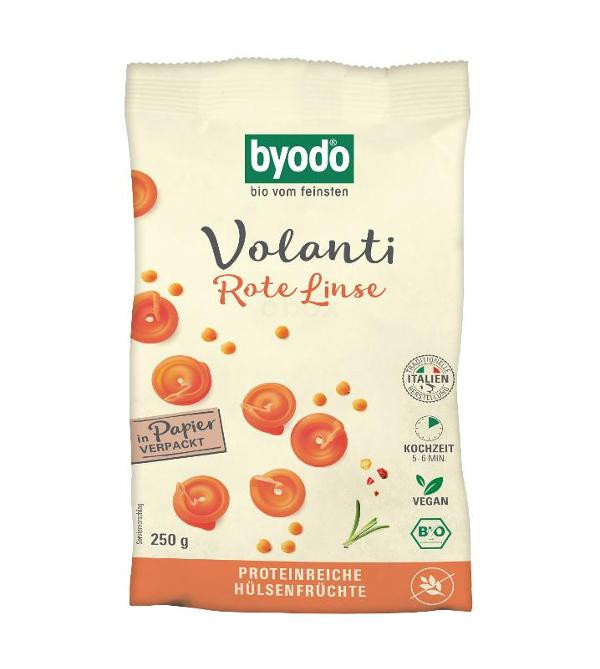 Produktfoto zu Volanti Rote Linsen glutenfrei, 250g