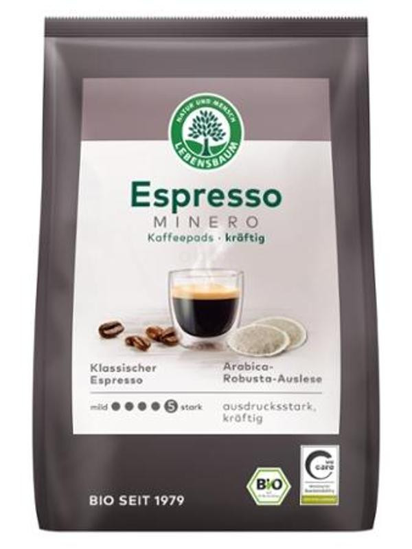 Produktfoto zu Espresso Minero Kaffeepads, 18 Stück