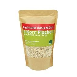 Produktfoto zu Lechtaler 4-Kornflocken Basismüsli, 500g