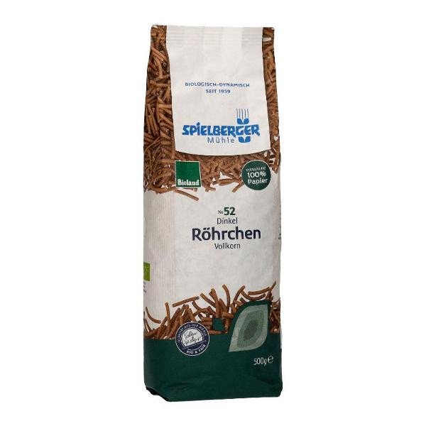 Produktfoto zu Dinkel Vollkorn Röhrchen, 500g