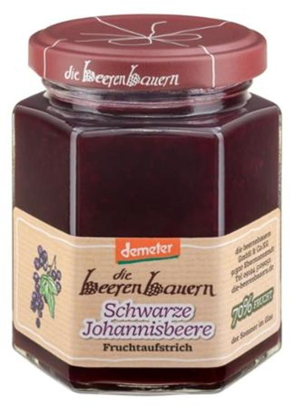 Produktfoto zu Fruchtaufstrich Schwarze Johannisbeere