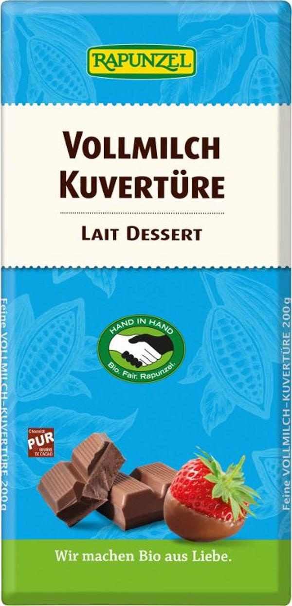 Produktfoto zu Kuvertüre Vollmilch 200g