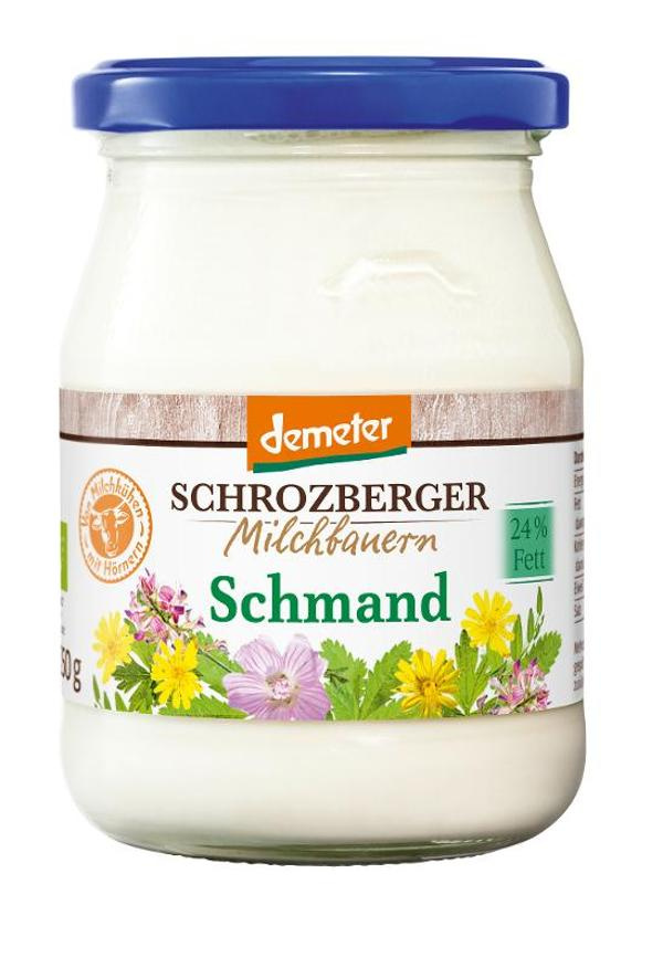 Produktfoto zu Schmand 24%, 250g Glas