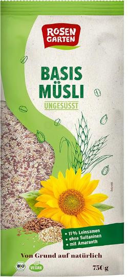 Produktfoto zu Basis Müsli 750g