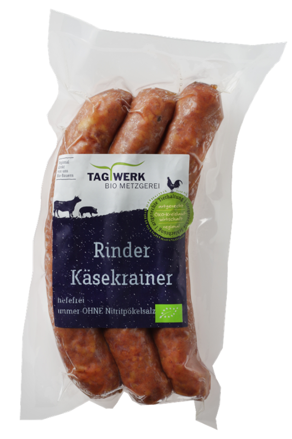 Produktfoto zu Rinder-Käsekrainer 3 St., ca. 195g