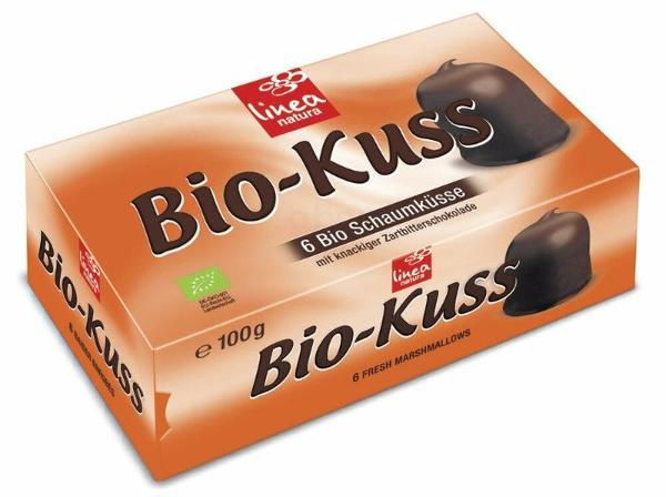 Produktfoto zu Bio-Kuss Schoko 6 Stück, 100g