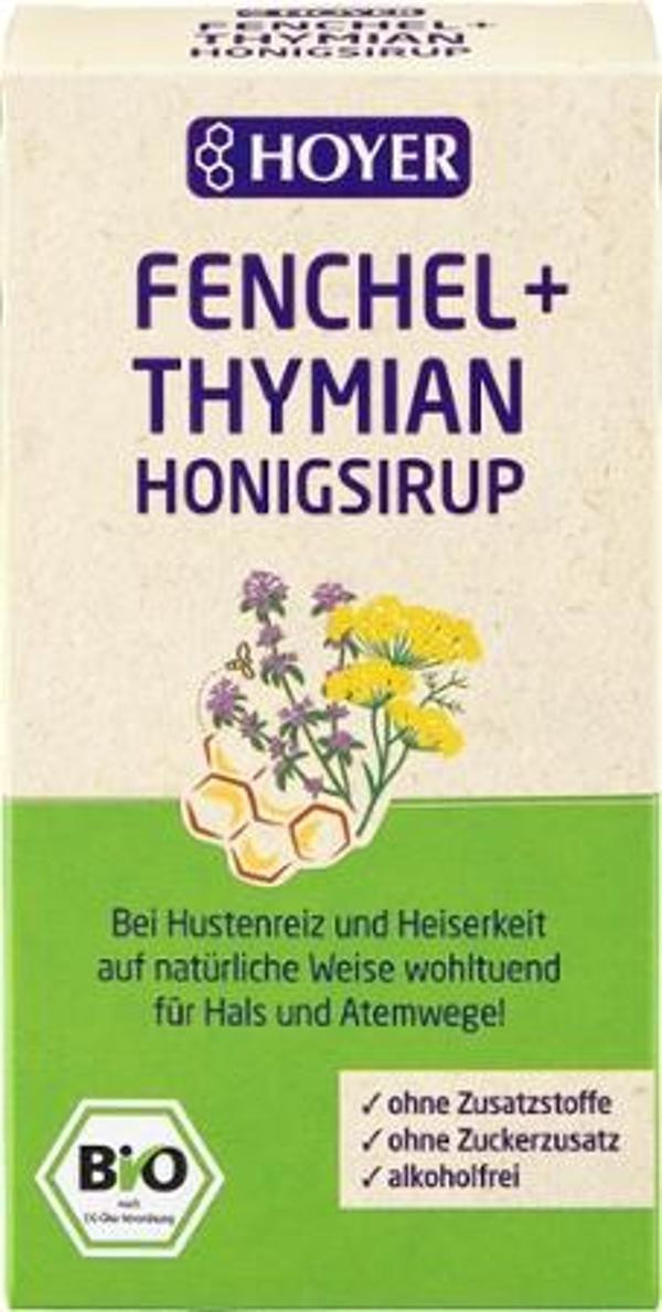 Produktfoto zu Fenchel+Thymian Honigsirup 250g