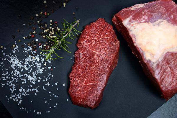 Produktfoto zu Ochs-Hüftsteak 2 Stück, ca. 400-500g