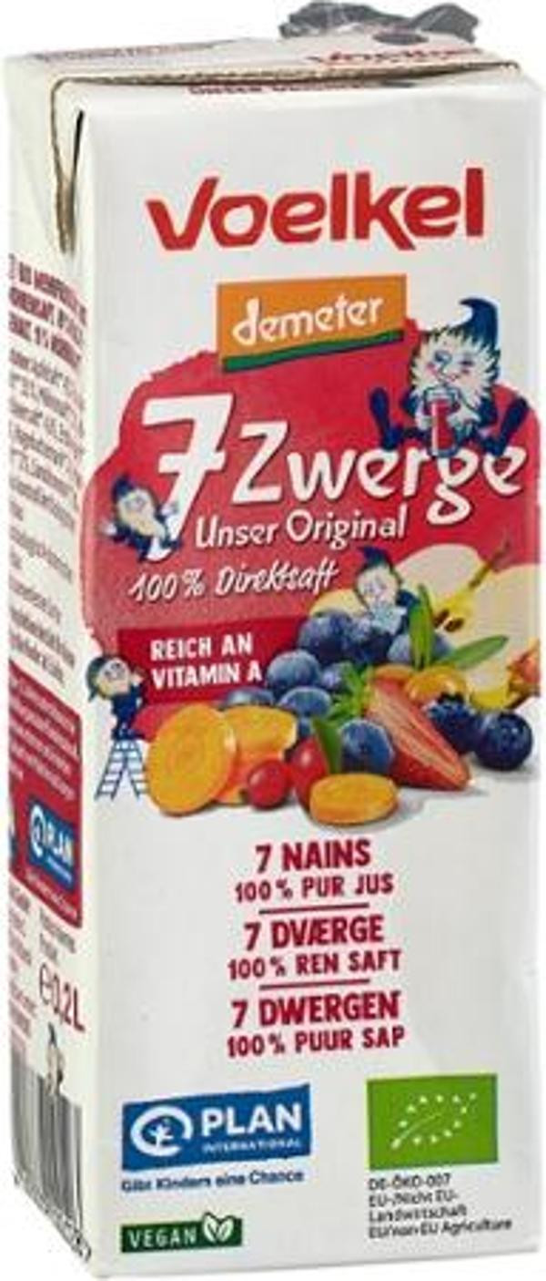 Produktfoto zu 7 Zwerge Kindersaft 200 ml