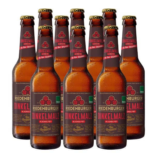 Produktfoto zu Dinkelmalz Bier alkoholfrei 10x0,33l