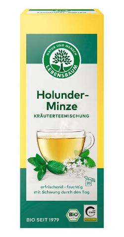 Produktfoto zu Holunder-Minze-Tee, 20 Btl., 30g