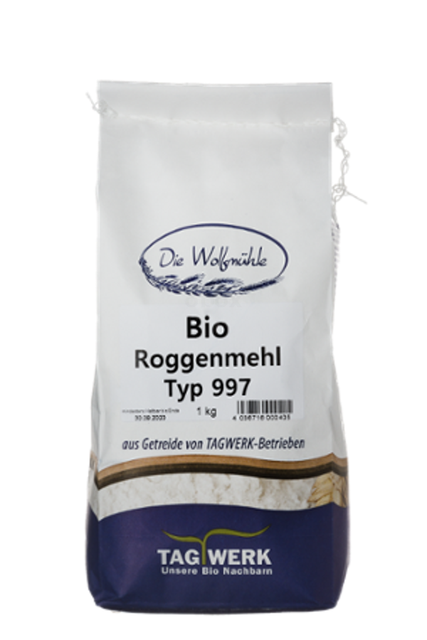 Produktfoto zu Roggenmehl 997, 1kg