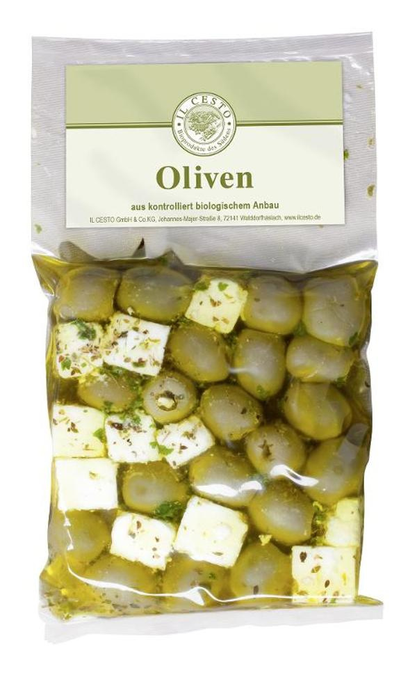 Produktfoto zu Feta Oliven Mix mariniert 200g