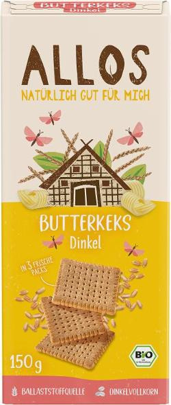 Produktfoto zu Dinkel Butterkeks, 150g