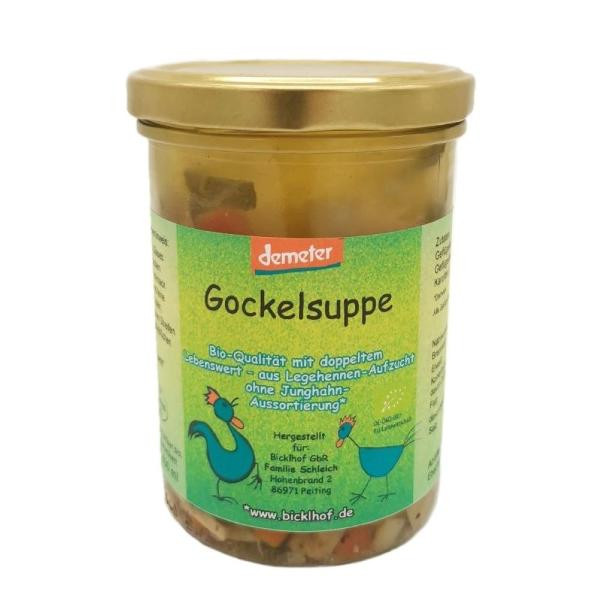 Produktfoto zu Gockelsuppe 400ml Glas